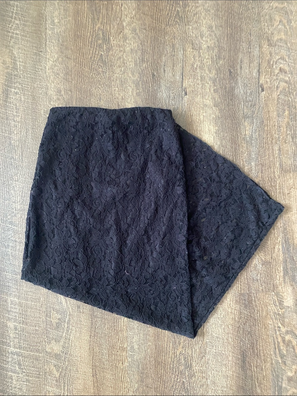 Forever 21 Black Lace Mini Skirt